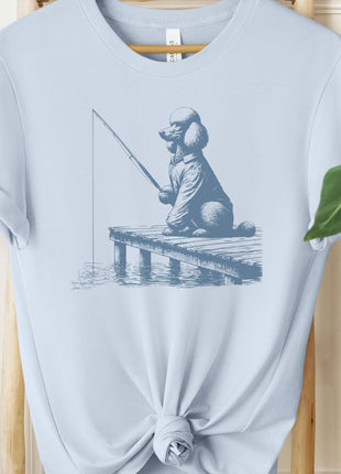 Standard Poodle Fishing T-Shirt
