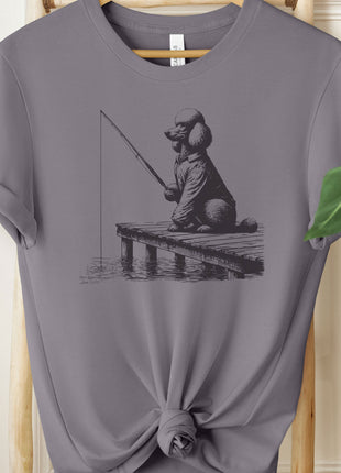 Standard Poodle Fishing T-Shirt