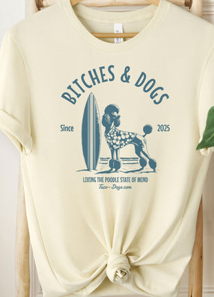 Bitches & Dogs Poodle Surf T-Shirt