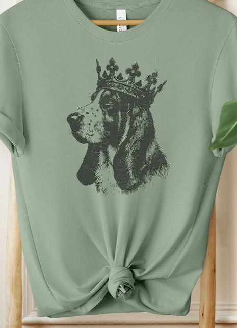 Basset Hound Crown T-Shirt