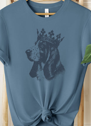 Basset Hound Crown T-Shirt