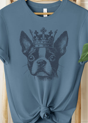 Boston Terrier Crown King T-Shirt