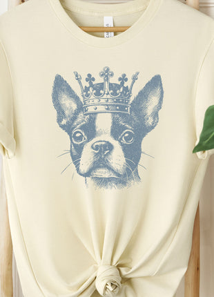 Boston Terrier Crown King T-Shirt