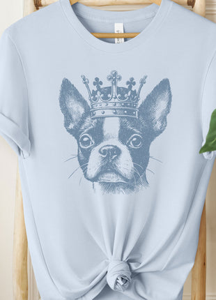 Boston Terrier Crown King T-Shirt