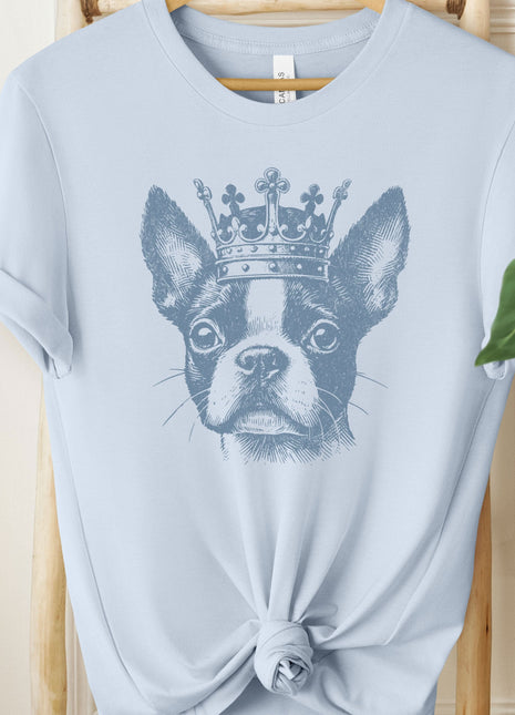 Boston Terrier Crown King T-Shirt