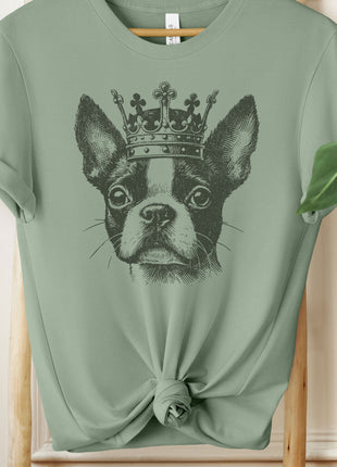 Boston Terrier Crown King T-Shirt