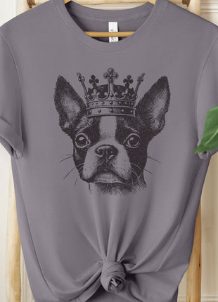 Boston Terrier Crown King T-Shirt