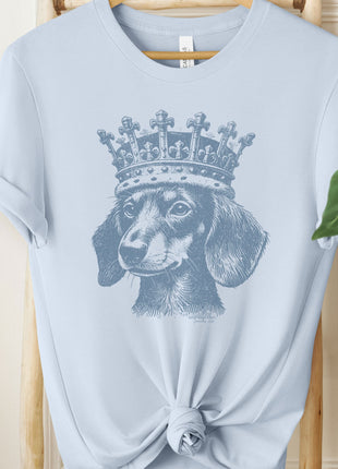 Dachshund Doxie Wiener Dog Crown T-Shirt