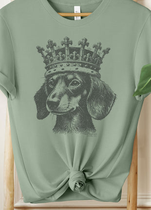Dachshund Doxie Wiener Dog Crown T-Shirt