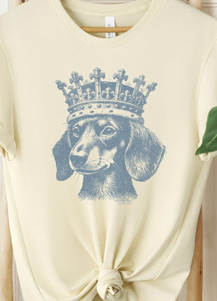 Dachshund Doxie Wiener Dog Crown T-Shirt