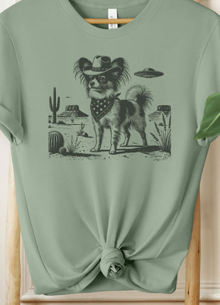 Papillon Cowboy Ink Space Cowboy UFO T-Shirt