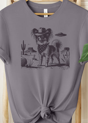 Papillon Cowboy Ink Space Cowboy UFO T-Shirt