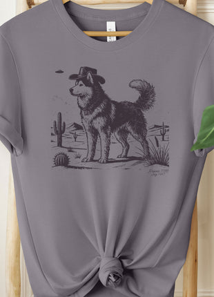 Husky Cowboy Ink Space Cowboy UFO T-Shirt
