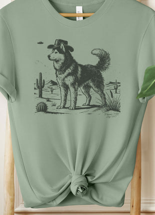 Husky Cowboy Ink Space Cowboy UFO T-Shirt