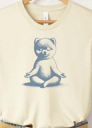 Pomeranian Meditate Yoga T-Shirt