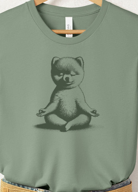 Pomeranian Meditate Yoga T-Shirt