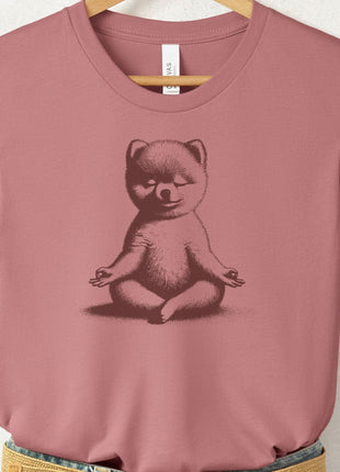 Pomeranian Meditate Yoga T-Shirt