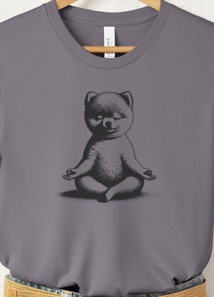 Pomeranian Meditate Yoga T-Shirt