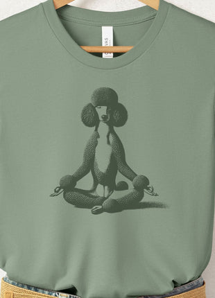 Poodle Meditate Yoga T-Shirt