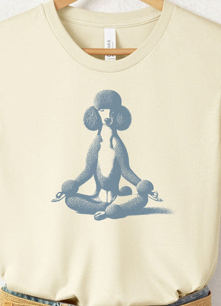 Poodle Meditate Yoga T-Shirt