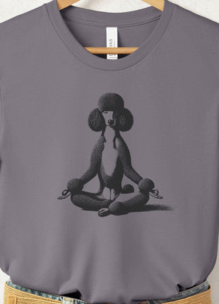 Poodle Meditate Yoga T-Shirt