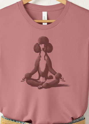 Poodle Meditate Yoga T-Shirt