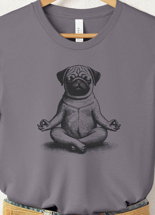 Pug Meditate Yoga T-Shirt