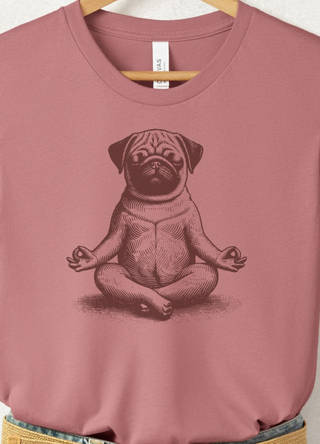 Pug Meditate Yoga T-Shirt