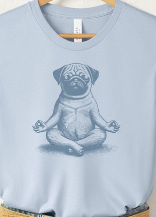 Pug Meditate Yoga T-Shirt
