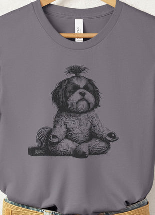 Shih Tzu Meditate Yoga T-Shirt