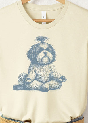 Shih Tzu Meditate Yoga T-Shirt