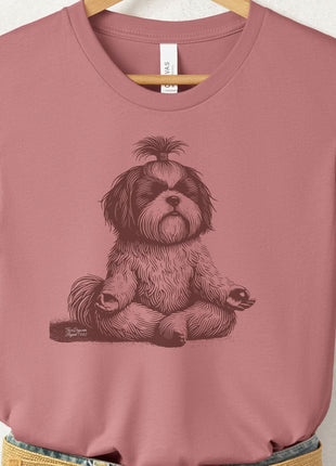 Shih Tzu Meditate Yoga T-Shirt