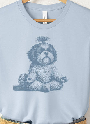 Shih Tzu Meditate Yoga T-Shirt