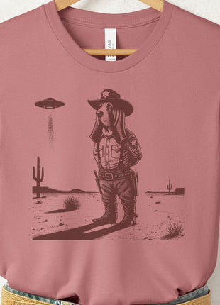Basset Hound Sheriff T-Shirt
