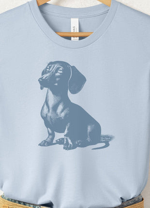 Dachshund Eye Rolling Disapproving Dog T-Shirt
