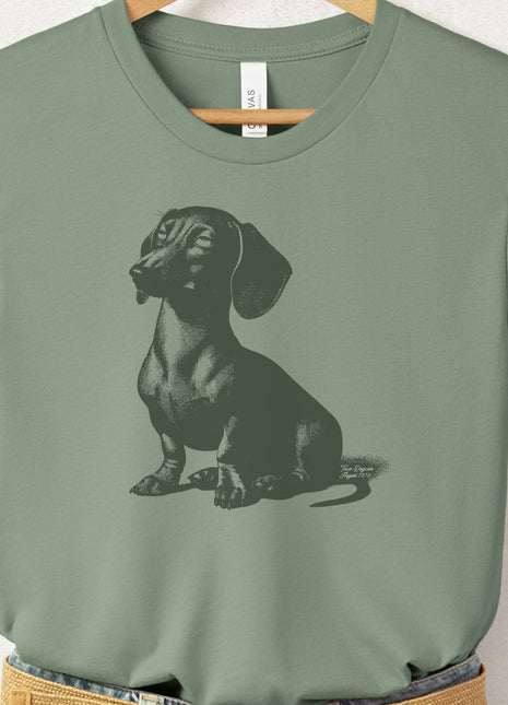 Dachshund Eye Rolling Disapproving Dog T-Shirt