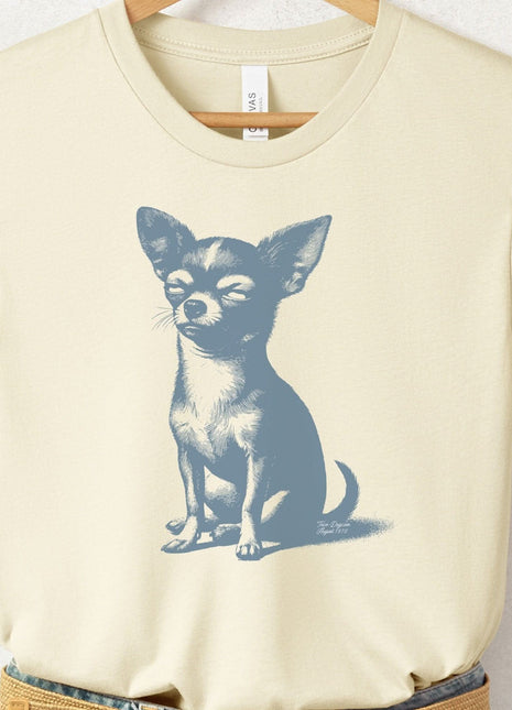 Chiuahua Eye Rolling Disapproving Dog T-Shirt