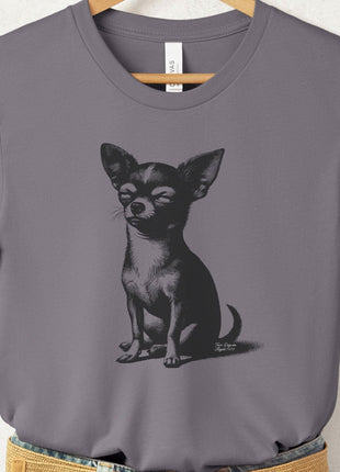 Chiuahua Eye Rolling Disapproving Dog T-Shirt