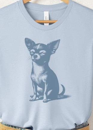 Chiuahua Eye Rolling Disapproving Dog T-Shirt
