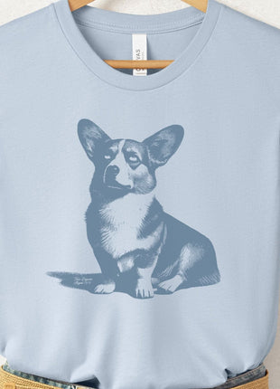 Corgi Eye Rolling Disapproving Dog T-Shirt