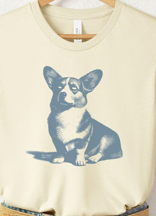 Corgi Eye Rolling Disapproving Dog T-Shirt