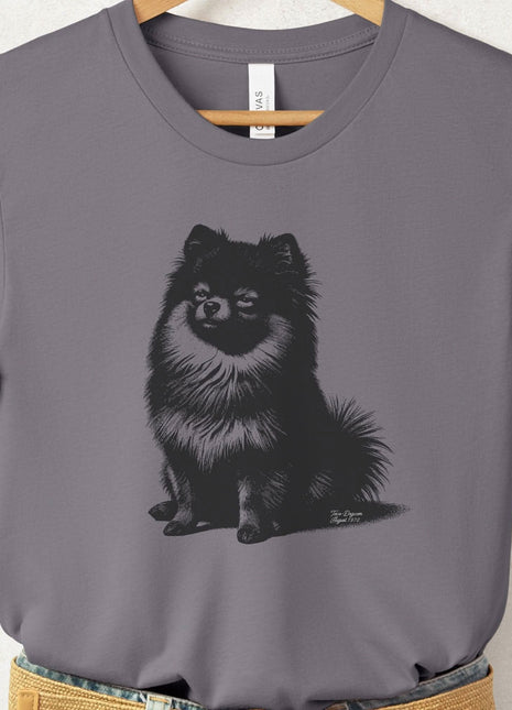Pomeranian Eye Rolling Disapproving Dog T-Shirt