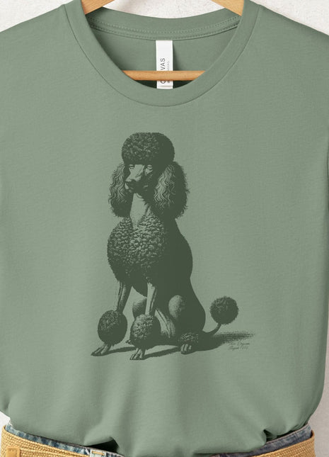 Poodle Eye Rolling Disapproving Dog T-Shirt