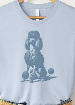Poodle Eye Rolling Disapproving Dog T-Shirt