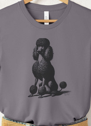 Poodle Eye Rolling Disapproving Dog T-Shirt