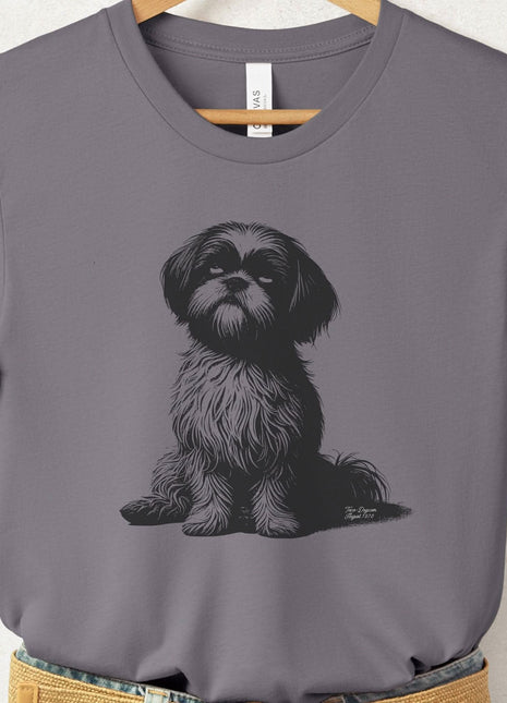 Shih Tzu Eye Rolling Disapproving Dog T-Shirt