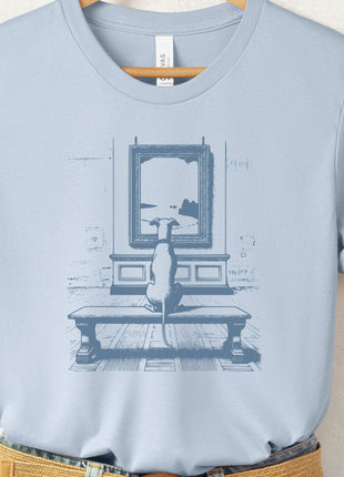 Italian Greyhound Whippet Art Gallery Museum T-Shirt