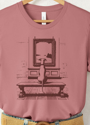 Italian Greyhound Whippet Art Gallery Museum T-Shirt
