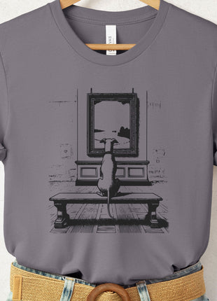 Italian Greyhound Whippet Art Gallery Museum T-Shirt