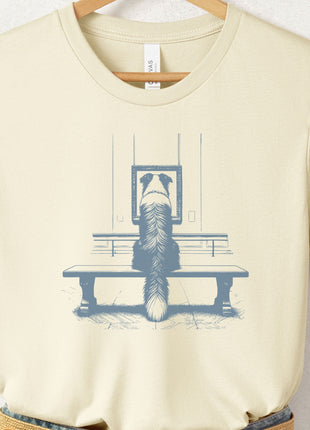 Australian Shepherd Aussie Museum Art Gallery T-Shirt